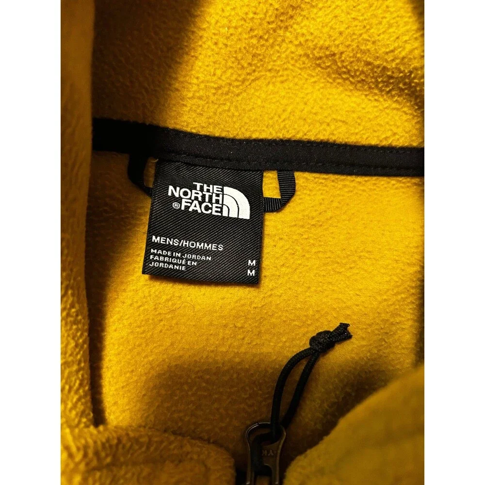 The North Face Men's XXL Blue/Black Colorblock 1/4 Zip Fleece Sweatshirt